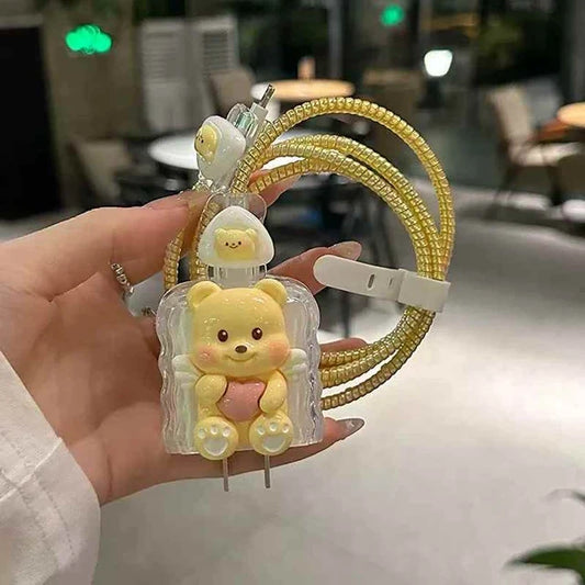 Teddy Silicon Charger Case