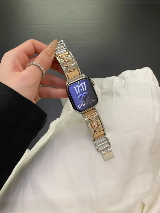 Luxury Stainless Steel Apple Watch Strap