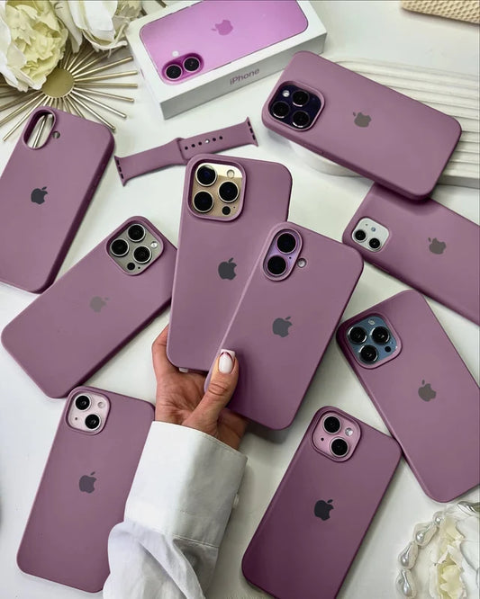 Clear iPhone Case - Dusky Mauve